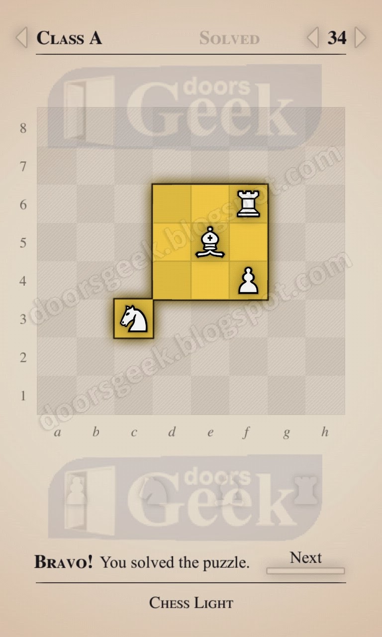 Chess Light [Class A] Level 34 Doors Geek